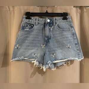 Banjara Blue Floral  Denim Jeans